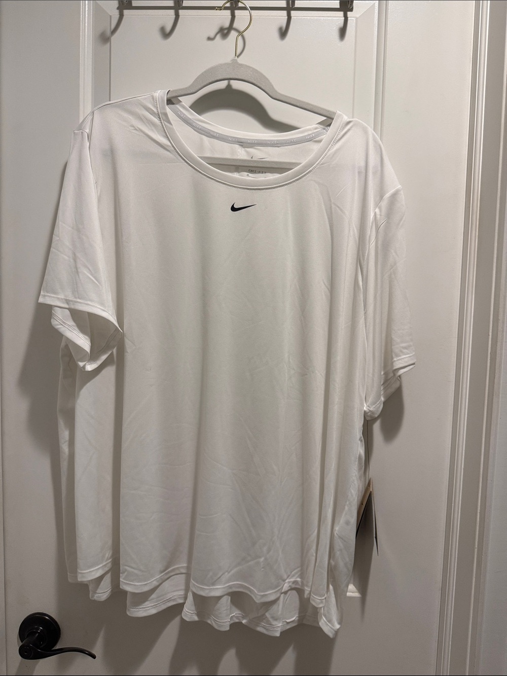 Nike Women’s White Dri-FIT Short Sleeve Performance Shirt